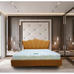Re-born Tech Tempat tidur dipan headboard knockdown Modern Elegan Italian 901